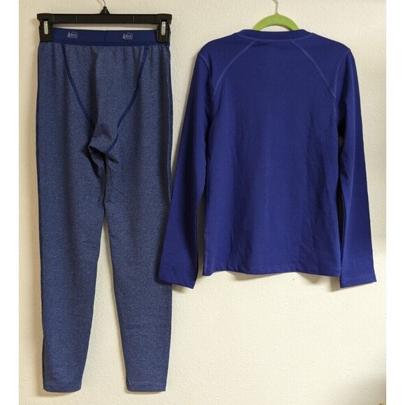 NEW Kids REI CO-OP Purple 2-Piece Long Underwear Set Size 10-12 - Picture 7 of 13